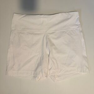 Athleta The Ultimate Shortie White Biker Shorts